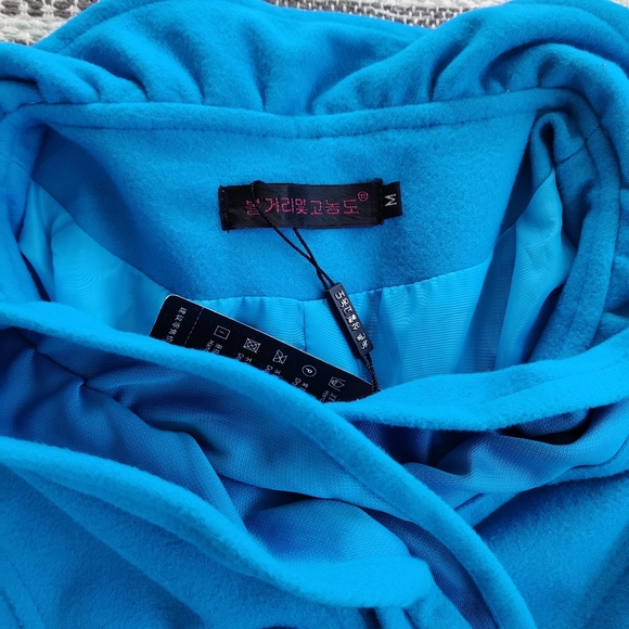 Aqua 💙 BLUE| BNWT| BABYDOLL JACKET - Picture 5 of 12